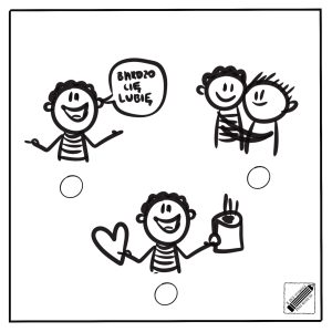 trzysposoby okazywania sympatii: mówienie ,że się lubi kogoś, przytulanie, zrobienie dla niego czegoś miłego